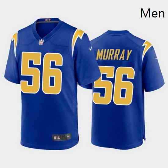 men kenneth murray los angeles chargers royal 2nd alternate game jersey 2020